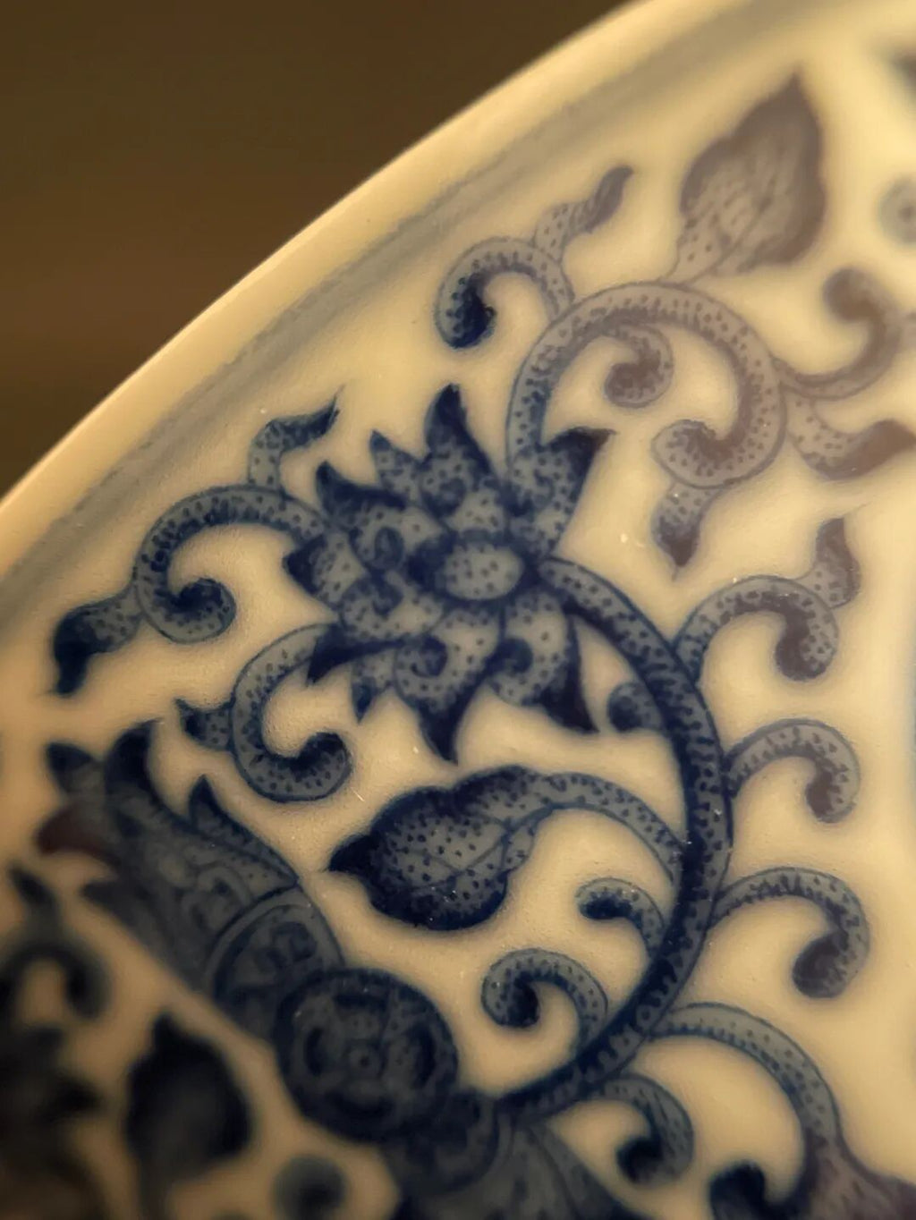 Classic Blue & White Porcelain Tea Cup